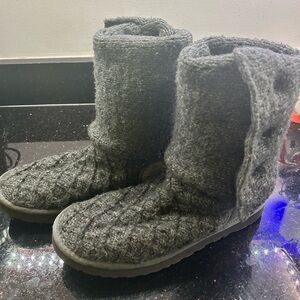 UGG Lattice Cardy Knit Boots